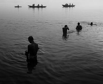 Amanecer en el Ganges