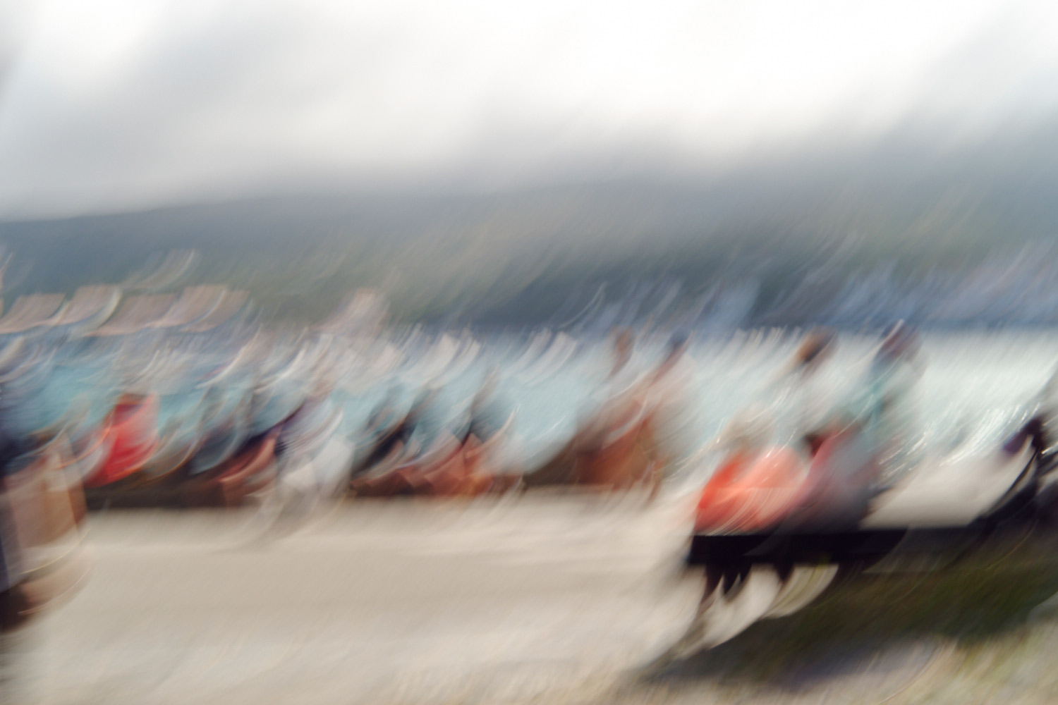 Gente tomando helado, Cadaques